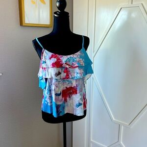 💕 Sleeveless Blouse w/ Adjustable Spaghetti Straps
